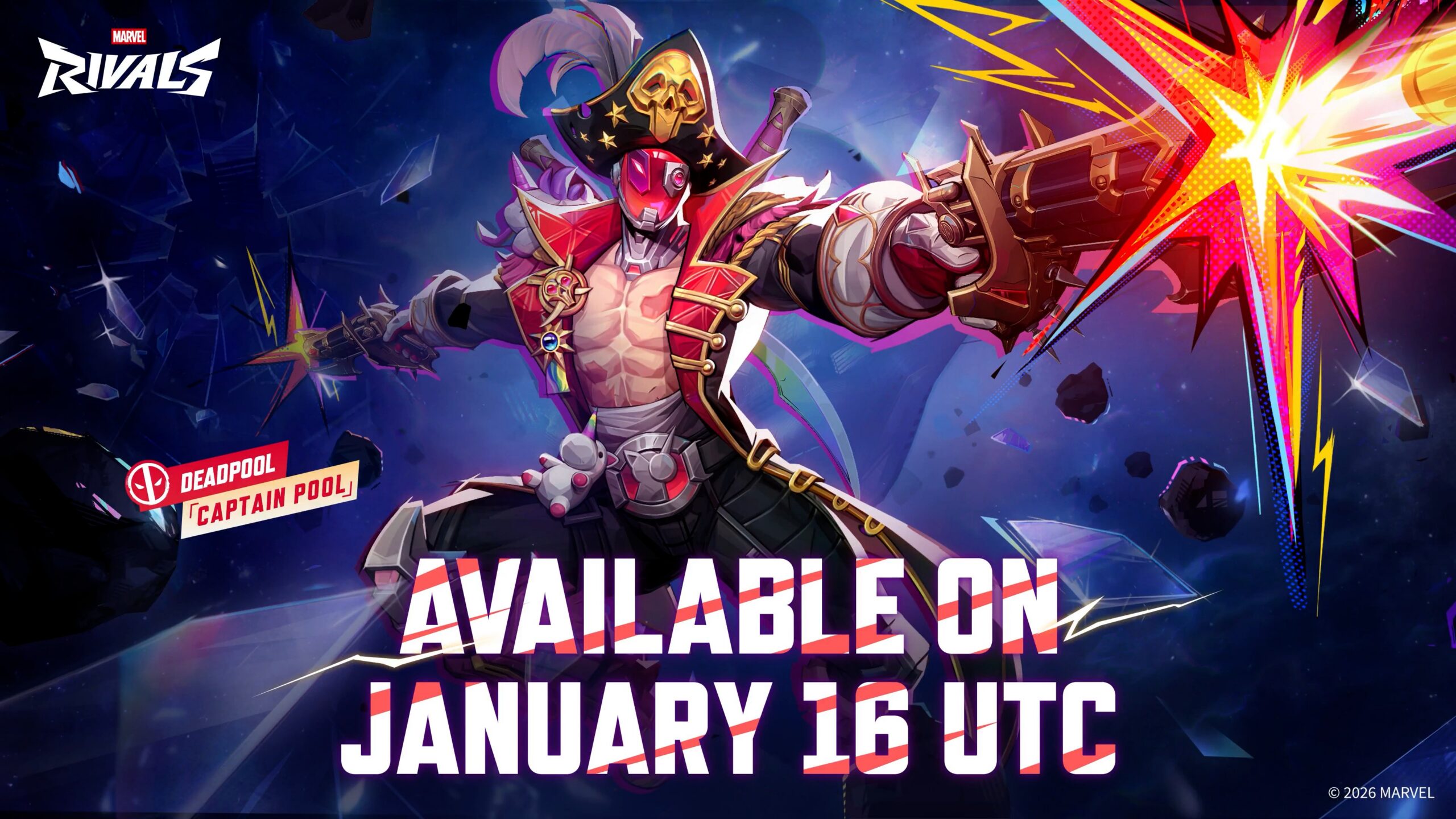 【Marvel Rivals】新スキン「キャプテンプール」公開 ←○○感が最高！