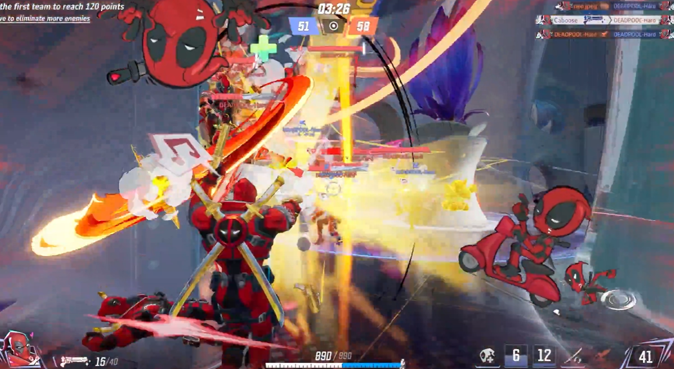 【Marvel Rivals】デッドプールのエフェクトが派手すぎる問題、速攻で修正ｗｗｗｗｗ